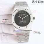 Swiss Replica Audemars Piguet Royal Oak Alyx 9sm Black Dial Steel Case 37mm Watch